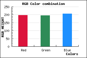 rgb background color #C5C4CE mixer