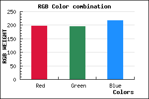 rgb background color #C5C4DA mixer