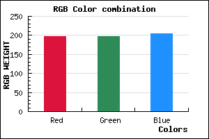 rgb background color #C5C5CD mixer