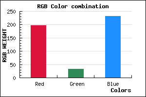 rgb background color #C520E8 mixer
