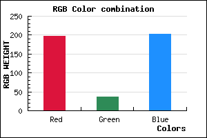 rgb background color #C524CB mixer