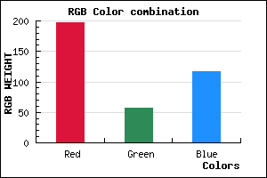 rgb background color #C53975 mixer