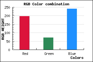 rgb background color #C548F0 mixer