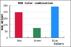 rgb background color #C54BF1 mixer