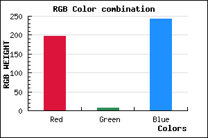 rgb background color #C508F2 mixer