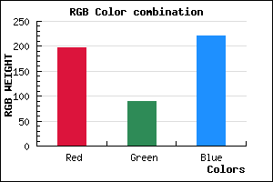 rgb background color #C559DC mixer