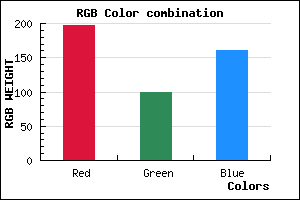 rgb background color #C563A1 mixer