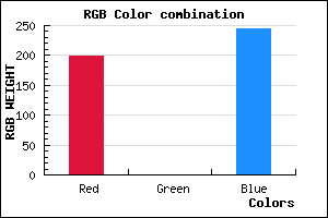rgb background color #C600F5 mixer