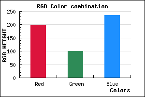 rgb background color #C665EC mixer