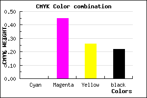 #C66C93 color CMYK mixer