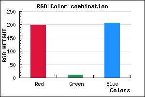 rgb background color #C60BCF mixer