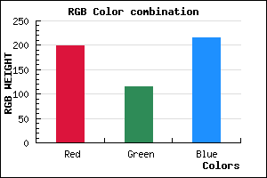 rgb background color #C673D7 mixer