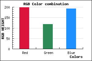 rgb background color #C676C1 mixer