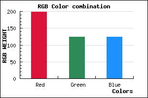 rgb background color #C67C7C mixer