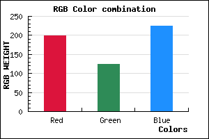 rgb background color #C67CE0 mixer