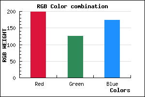 rgb background color #C67EAD mixer