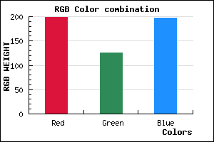 rgb background color #C67EC5 mixer