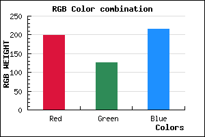 rgb background color #C67ED8 mixer
