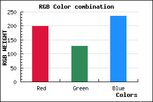 rgb background color #C680EC mixer