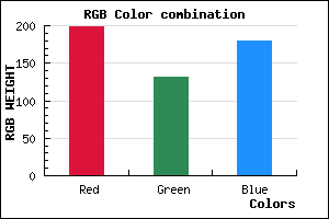 rgb background color #C684B3 mixer