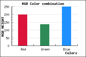rgb background color #C688FA mixer