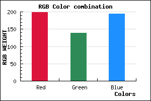 rgb background color #C68AC2 mixer