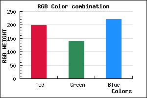 rgb background color #C68ADC mixer