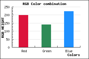 rgb background color #C68DDF mixer