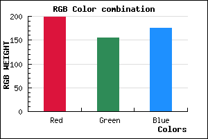 rgb background color #C69BAF mixer