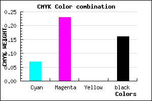 #C6A4D6 color CMYK mixer