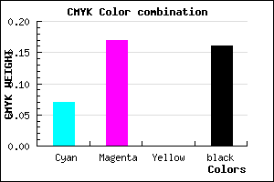 #C6B1D5 color CMYK mixer
