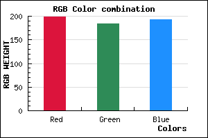 rgb background color #C6B8C0 mixer