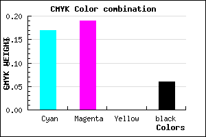 #C6C1EF color CMYK mixer