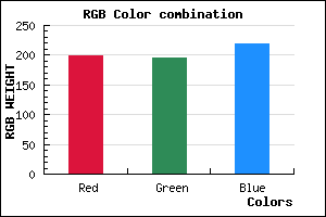 rgb background color #C6C3DB mixer