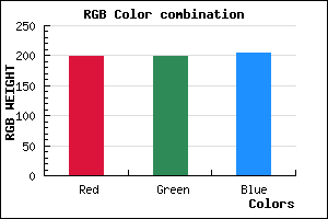 rgb background color #C6C6CC mixer