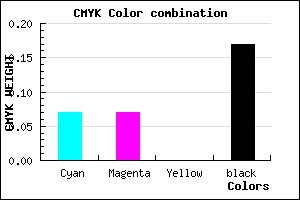 #C6C6D4 color CMYK mixer