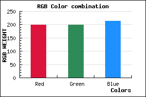 rgb background color #C6C6D5 mixer