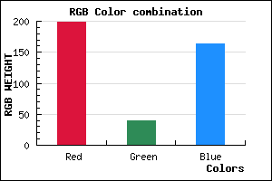 rgb background color #C628A3 mixer