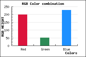rgb background color #C633E5 mixer