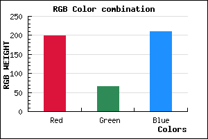 rgb background color #C641D2 mixer