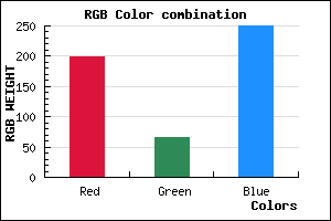 rgb background color #C641FA mixer