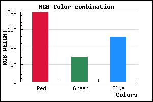 rgb background color #C64880 mixer