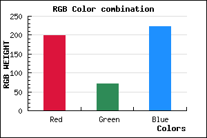 rgb background color #C648DF mixer
