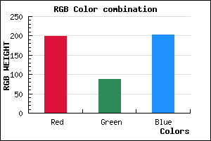 rgb background color #C657CA mixer