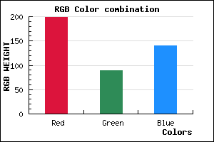 rgb background color #C6598C mixer