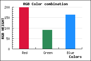 rgb background color #C65AA3 mixer