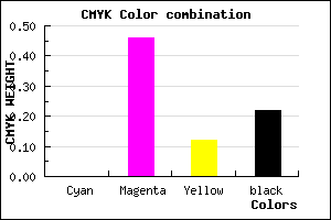 #C76CB0 color CMYK mixer