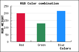 rgb background color #C77FD7 mixer