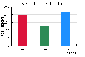 rgb background color #C780D6 mixer