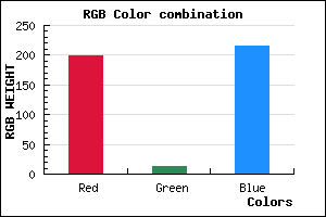 rgb background color #C70DD7 mixer